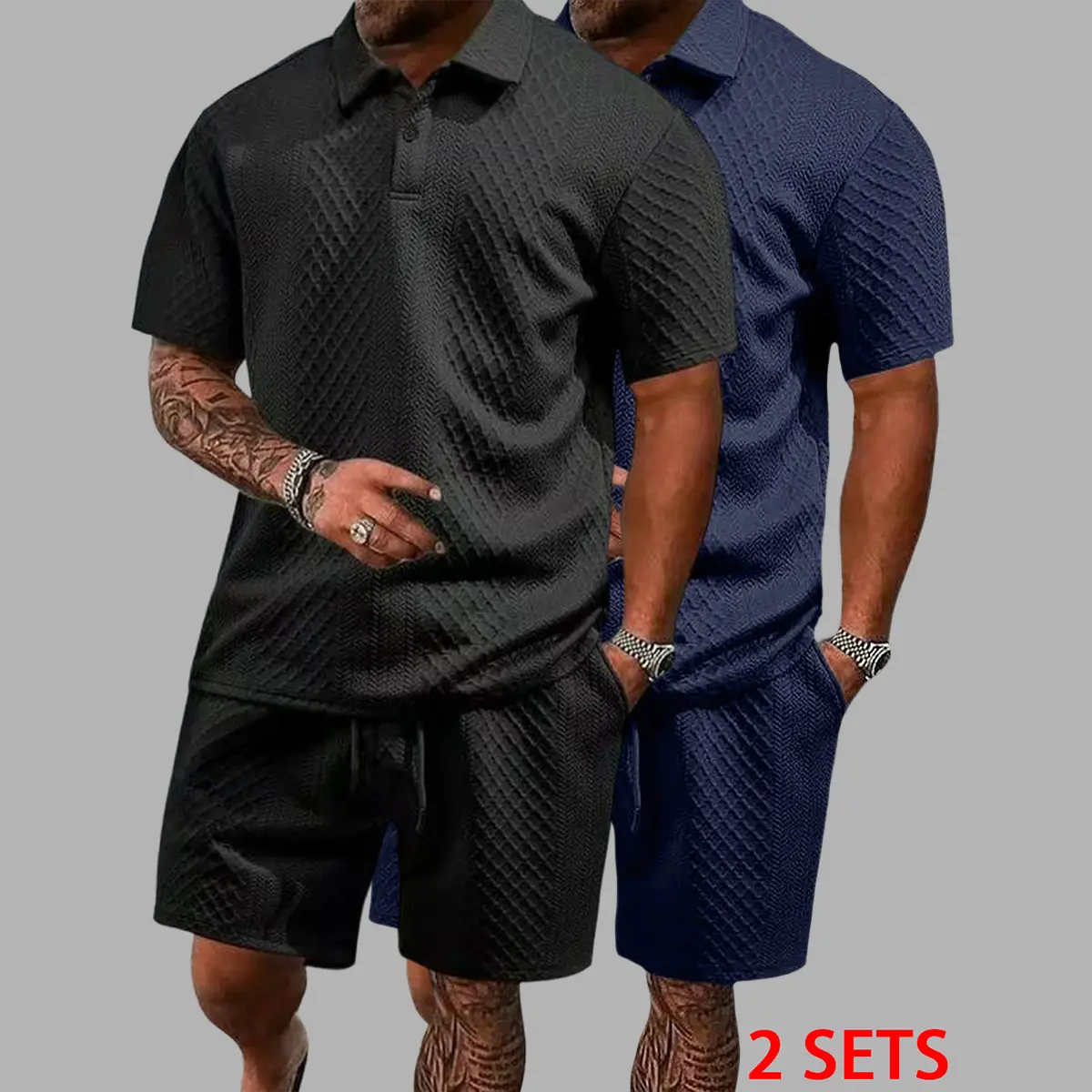 Black + Dark Blue (1 set each)