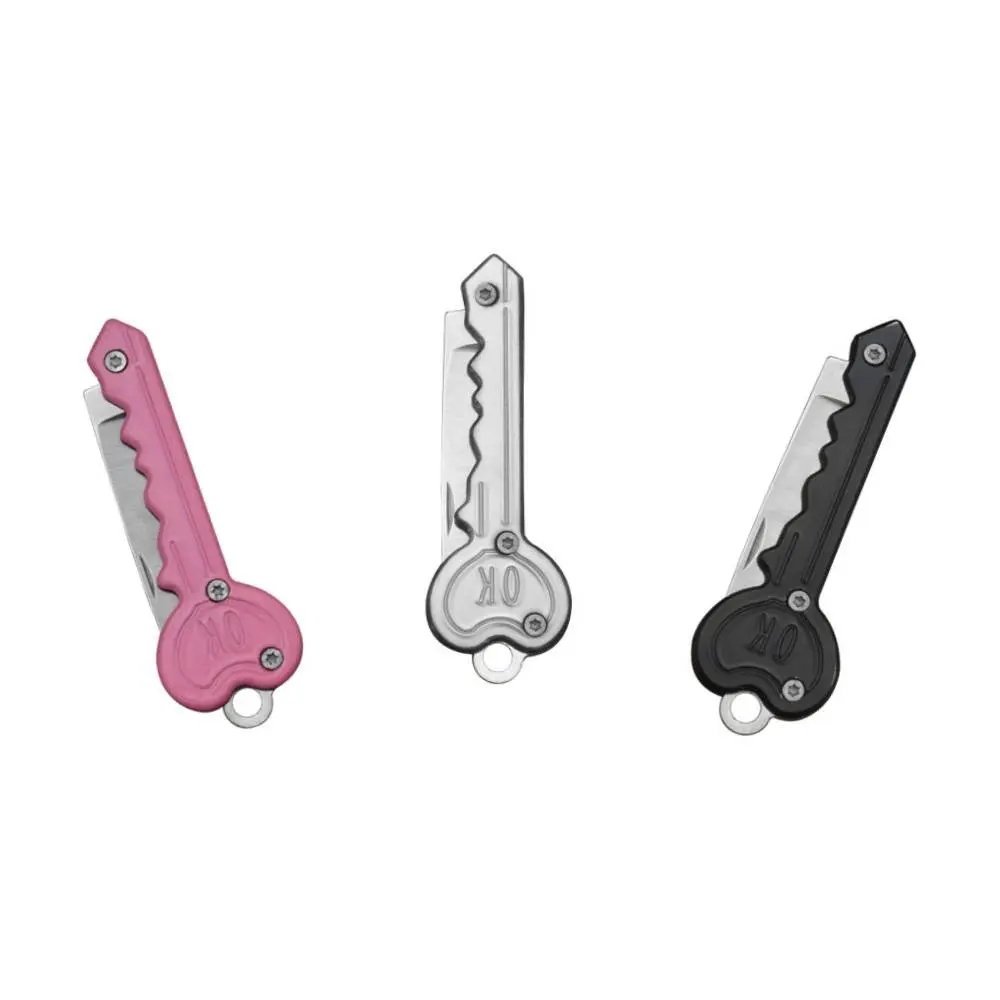 3pcs Outdoor Multifunctional Keychain for Camping Diving EDC Keyring Gift for Men Women