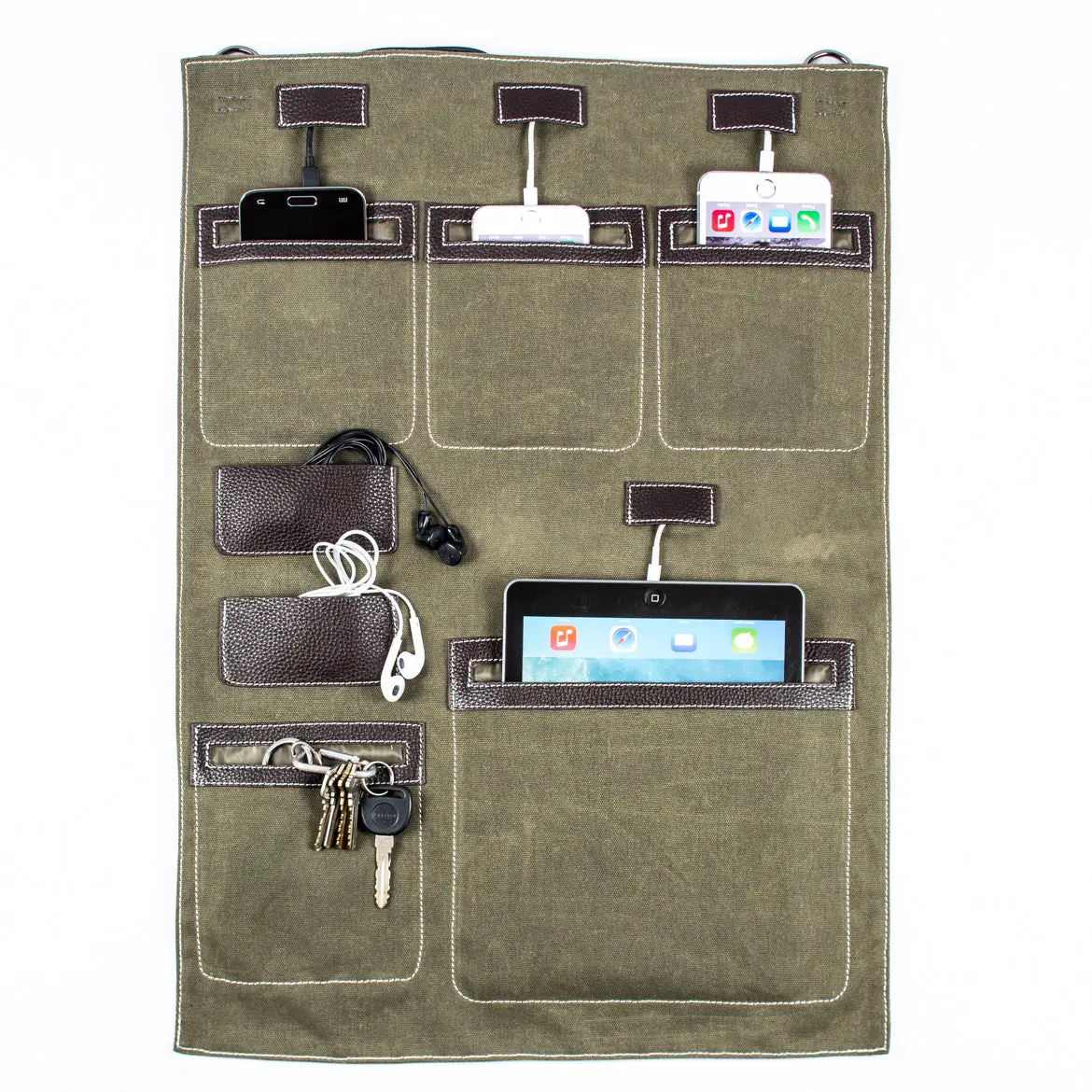 "Wally" Hanging Wall Organizer and Charging Station
