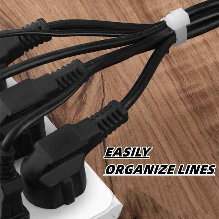 Zip Ties Assorted Sizes 400 Pack 4/6/8/12 Inch Cable Ties Heavy Duty Plastic Wire Ties UV Resistant Zipties Black Small Zip Tie Wraps Assortment Cord Management for Home, Office, Gardening