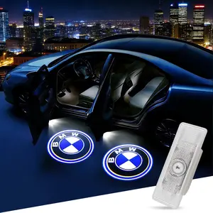 2 PCS Never Fade HD Car Door Lights Logo Projector，Ghost Shadow Puddle LED Lamp Fit for BMW X1/X2/X3/X4/X5/X6/X7, M, Z, and GT Series Models