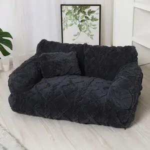 Elegant Pet Sofa Bed, Comfortable Ergonomic Design, Modern Nordic Style, Fashionable Colors, Ideal for Pets and Home Decor, Shaped Beds