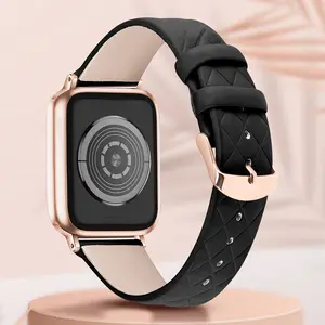 Apple Watch Ultra 2 1 Se Replacement Band, Unisex Soft Transparent Almond Design, Fits Series 11 10 9 8 7 6 5 4 3 2 1, Fashionable Creativity, Watch Straps