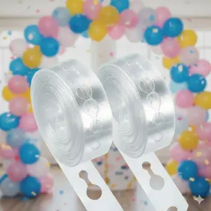 Balloon Arch Decor Strip DIY Link Chain Kit, Essential for Wedding Birthday Party Decor, Creative Balloon Chain Combo, Background Wall Decor Stand, Multi-function Balloon Arch Connector, Must-have Party Decoration