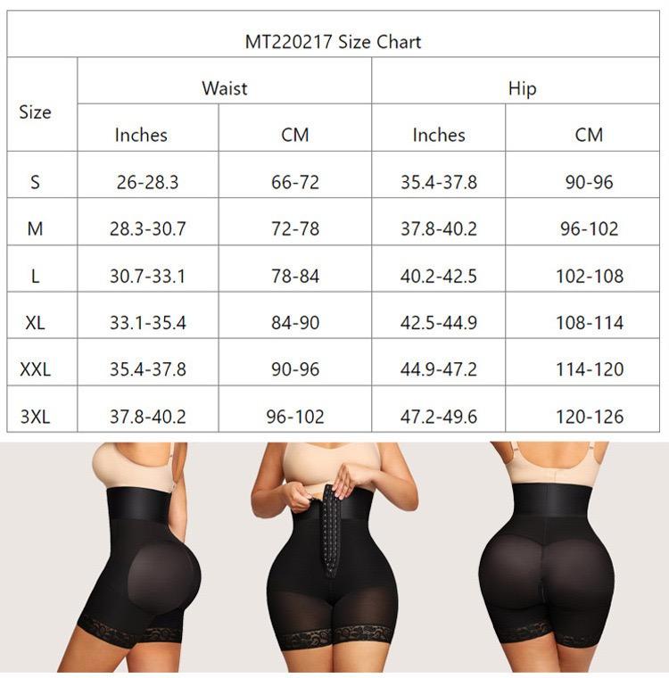 Tummy Control Shapewear for Women Fajas Colombianas Shorts Butt Lifter with Zipper Crotch shorts