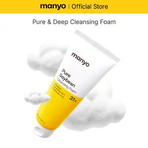 [manyo] Pure & Deep Cleansing Foam, Facial Cleanser, for Double Cleansing, Pore Cleaner, Blackhead Remover, Acne Face Wash, Korean Skin Care, 6.7 fl oz (200ml)