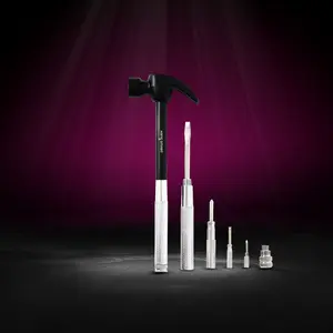 HangSmart Multi-Functional Hammer (with 4 interchangeable screw heads)