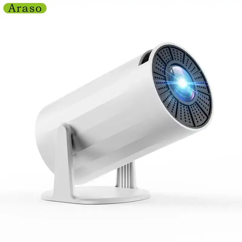 ARASO Portable Mini Projector, 200 ANSI Lumens Full HD 1280*720P Wireless Same Screen Projector, Support USB/HDMI/Compatible with Android/Apple Cell P