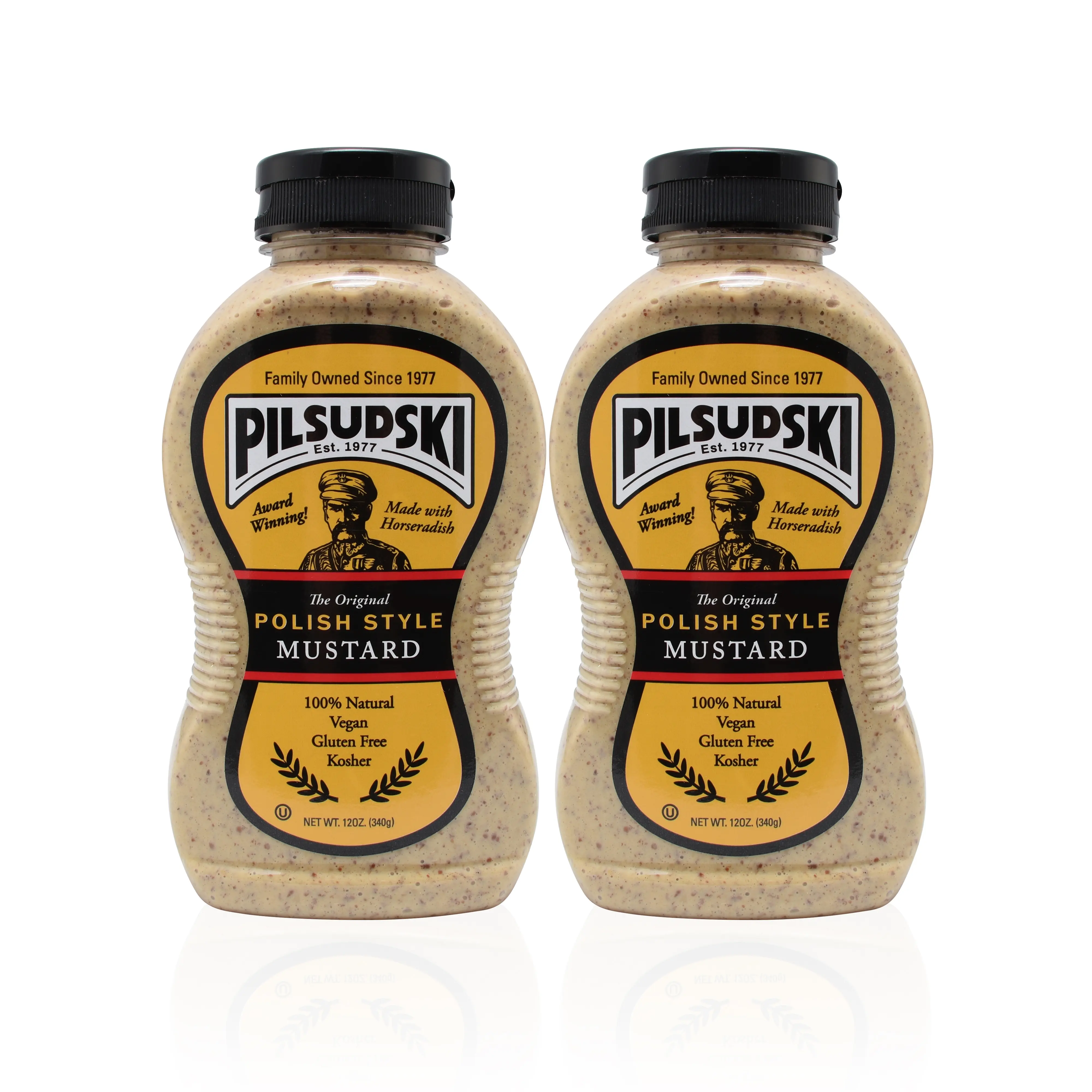 Polish Style Mustard with Horseradish 2 Pack