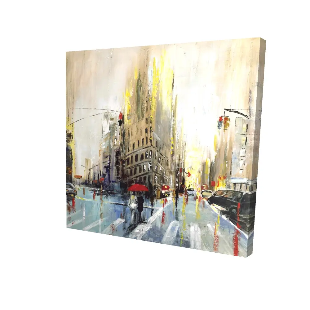 212 MAIN 24x24 in. High-Def Brushstroke Modern Abstract Wall Art Print - Modern Abstract Design, Dreamy Aesthetic, Decor Inspo for Bedroom Home Decor