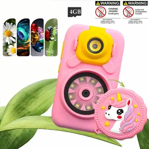 2 in 1 Kids Microscope & Smartphone Toy, 2.8 Inch Touch Screen Children's Camera with Video, With Memory Card, Flashlight, ABC Enlightenment Educational Toy Phone, Outdoor Exploration, Ideal Christmas Birthday Gift for 3-10 Year Old Boys Girls