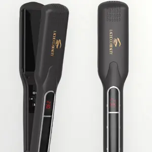Transform frizz into flawless in a single pass--1  1/2 INCH FLAT IRON Adjustable Salon