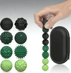 8PCS Silicone Magnetic Balls – Textured Quiet Fidget Toys for Adults & Teens, ADHD Anxiety Relief