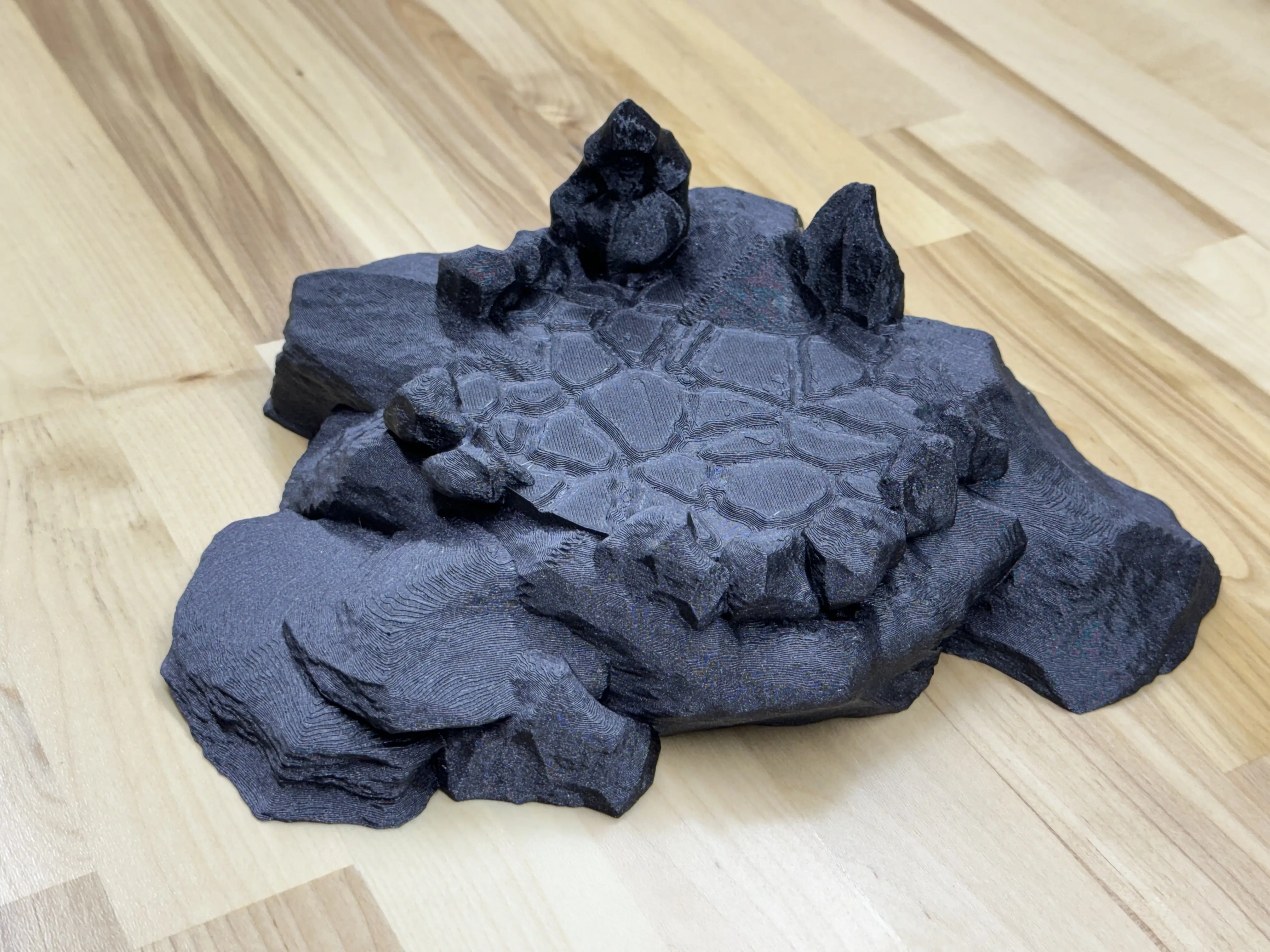 Rock Cluster Display Stand -  Fantasy Art for Home Decor Ornaments Decoration