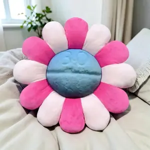 Big PINK Flower Pillow