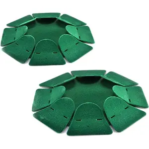 2pcs Green All-Direction Putting Cup Golf Training Hole Practing Cup Aid Indoor/Outdoor