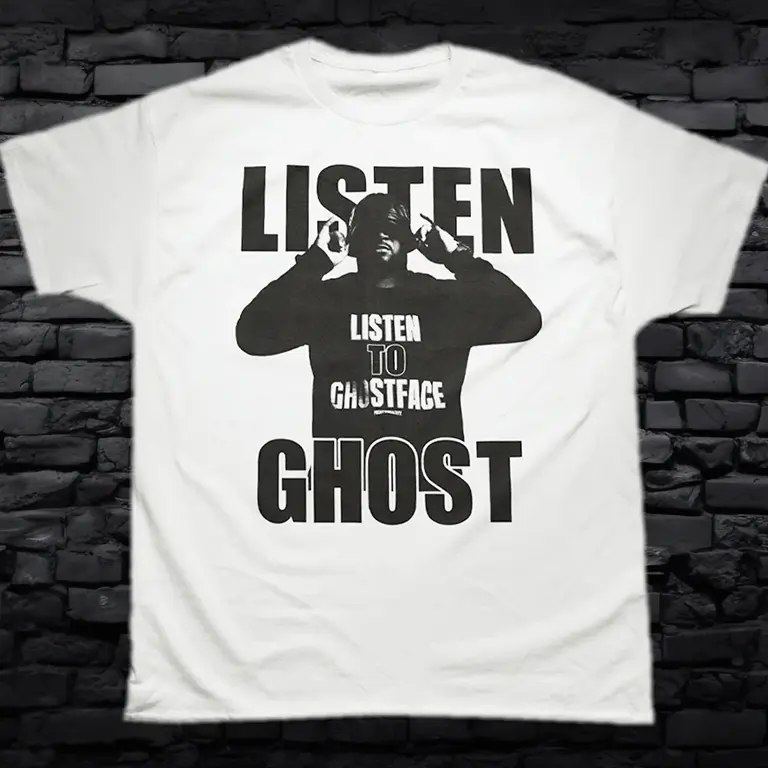 'Listen to Ghost' Ghostface Killah Tee Shirt