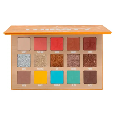 Jeffree Star Cosmetics Thirsty Palette - 15-Shade Eyeshadow Palette with Matte & Metallic Finishes