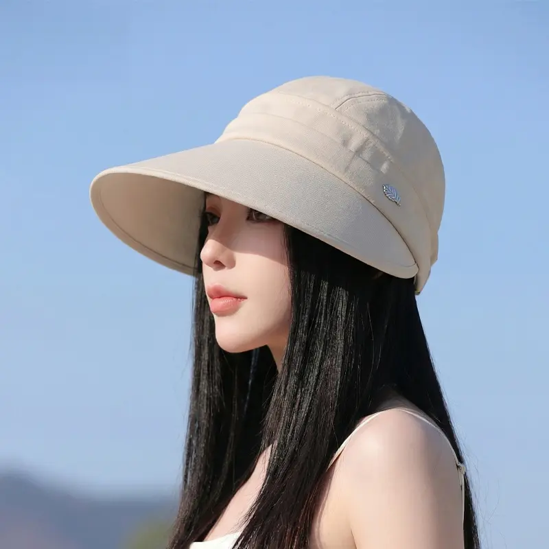 2026 Spring/Summer Wide-brimmed Sun Hat withDetachable Body, Convenient Visor Hat for OutdoorActivities, Cycling, and Sun Protection for Women