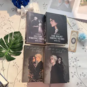 Dramione Fanfiction Hardcover Book Set – Rights and Wrongs Series Collector Edition-  Illustrated Cover | Bookish Gift