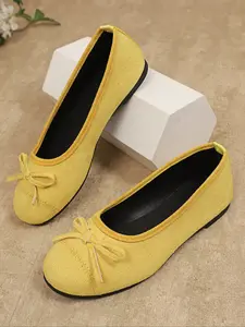 Women's Comfortable Lightweight Flat Shoes, Casual Plain Design Slip-On Flats for All Seasons, Ideal for Office Wear