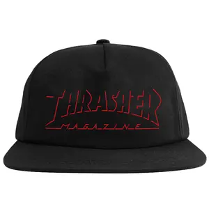Thrasher Magazine Shadow Mag Logo Snap-Back Hat