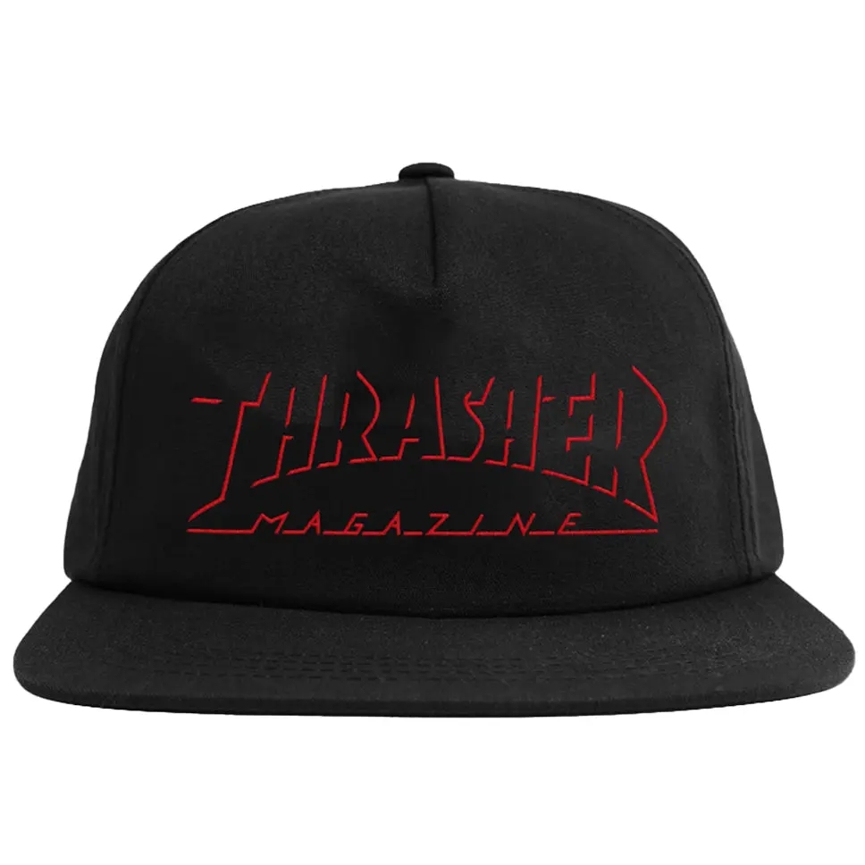 Thrasher Magazine Shadow Mag Logo Snap-Back Hat