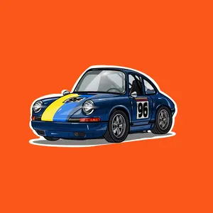 Porsche sticker