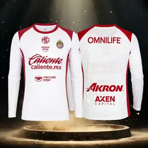 25 26 Chivas de Guadalajara Mexico LIGA MX Goalkeeper Third Long Sleeve Soccer Jersey Fans Version Breathable