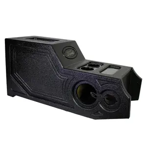 SSFORD-CON97 | Center Console Subwoofer Enclosure for 1997–2003 Ford Trucks – Fits 12", Dual 6.5", Tweeters