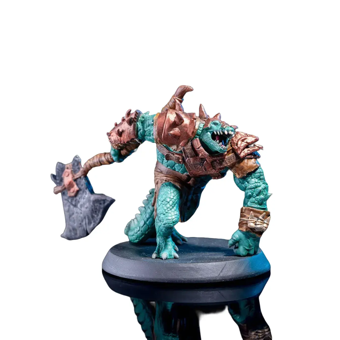 Arak Chief 01 3D Print Resin Miniature - Handcrafted, Paintable Collectible Figurines, Customizable Fantasy RPG Dungeon Tabletop Decorative Statue (Resin Quest, Figurines & Miniatures)