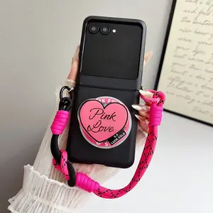 Magnetic Phone Case Cover with Side Clip, Wireless Charging Support, Handheld Strap or Stand, Fits Motorola Moto Razr 50/50u/60/60u/60pro