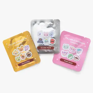 NEW Gentlemon Fillable Keychain Charms Blind Booster Packs