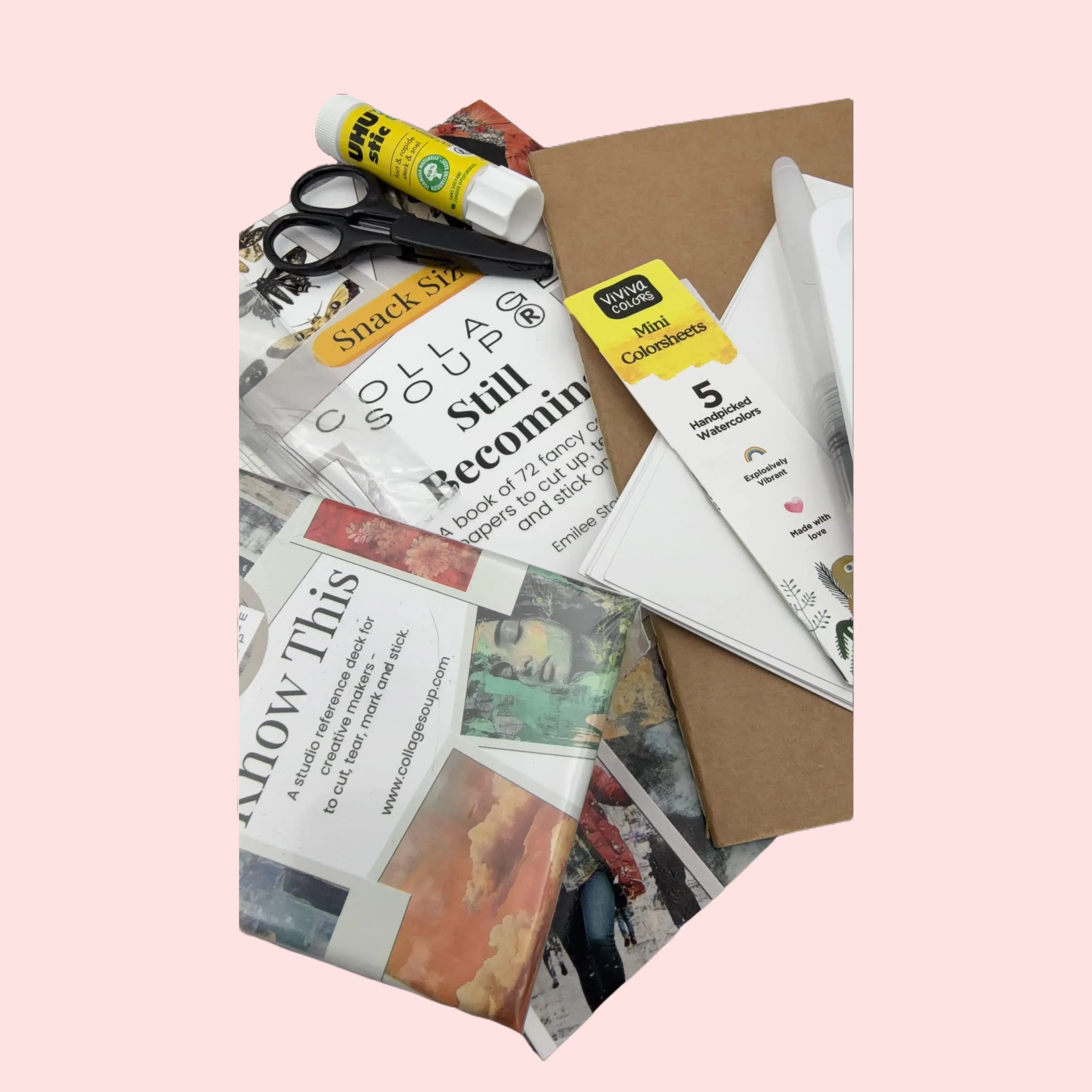 Start Somewhere Pocket Studio Craft Kit Bundle, DIY Scrapbooking & Stamping Activity Set for Hobby Enthusiasts