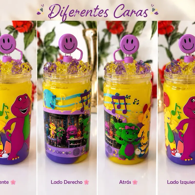 Vasos personalizados de Snow Globes 16 onzas