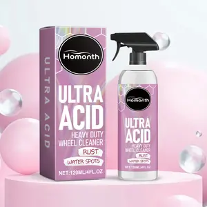 Heavy Duty Wheel Cleaner Degreasing Anti-Deterioration Dust Foam Cleaner Water Spot Cleaner Tire Dirt Remover Maintain Appearance Prevent Cracking Durability Glossy Effect