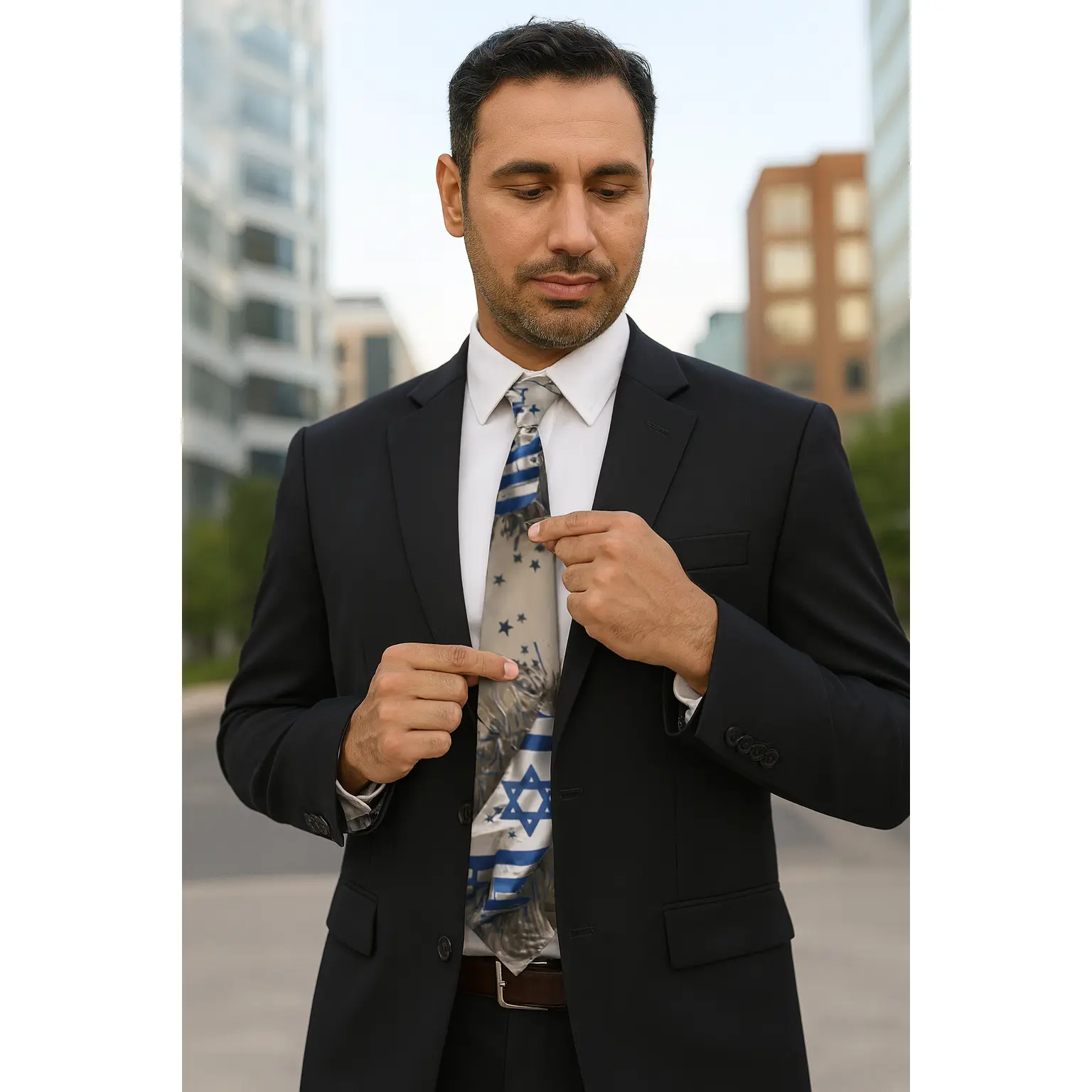 Israeli Flag Necktie