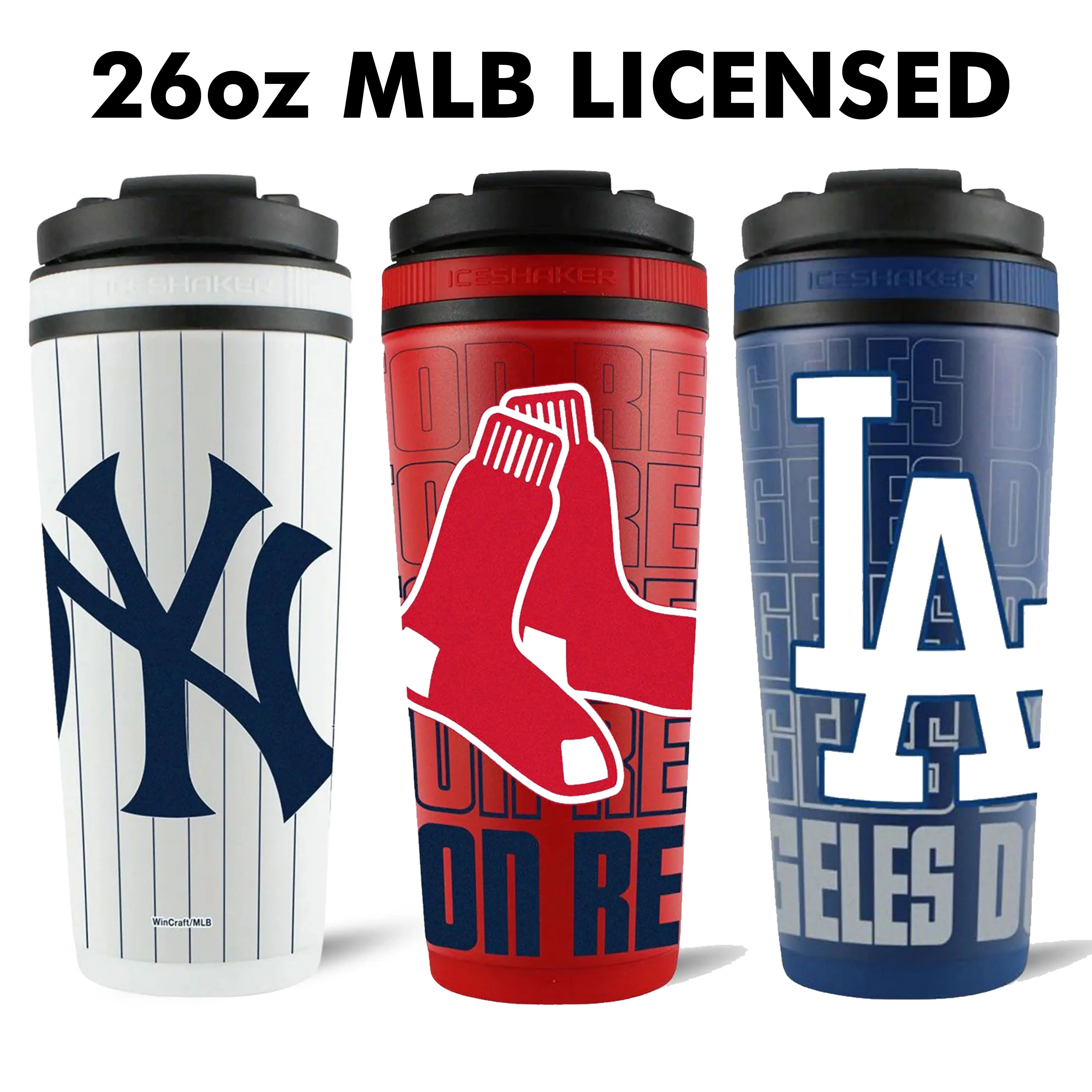 Officially Licensed MLB 4D 26oz Ice Shakers