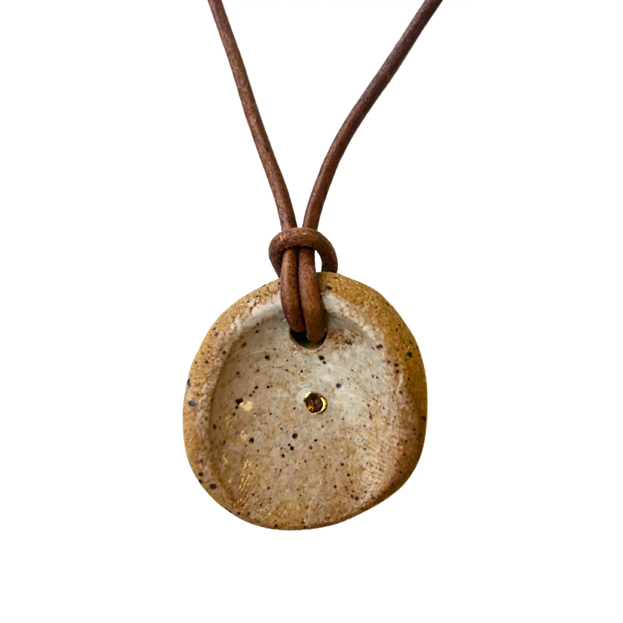Golden Mustard Seed Prayer Thumbprint Necklace- Faith Inspired Christian Gift
