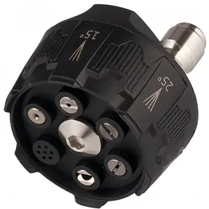 6 In 1 High Pressure Car Wash Nozzle, 0/15/25/40 Degree Rotating Watering Wash Nozzle Tip, Garden Cleaning Nozzle Tip, Adjustable Nozzle