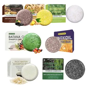 Shampoo Bar - Deeply cleanses scalp and hair, balances oil, gently nourishes without dryness, leaving hair fresh, fluffy, smooth, and easy to manage after washing.