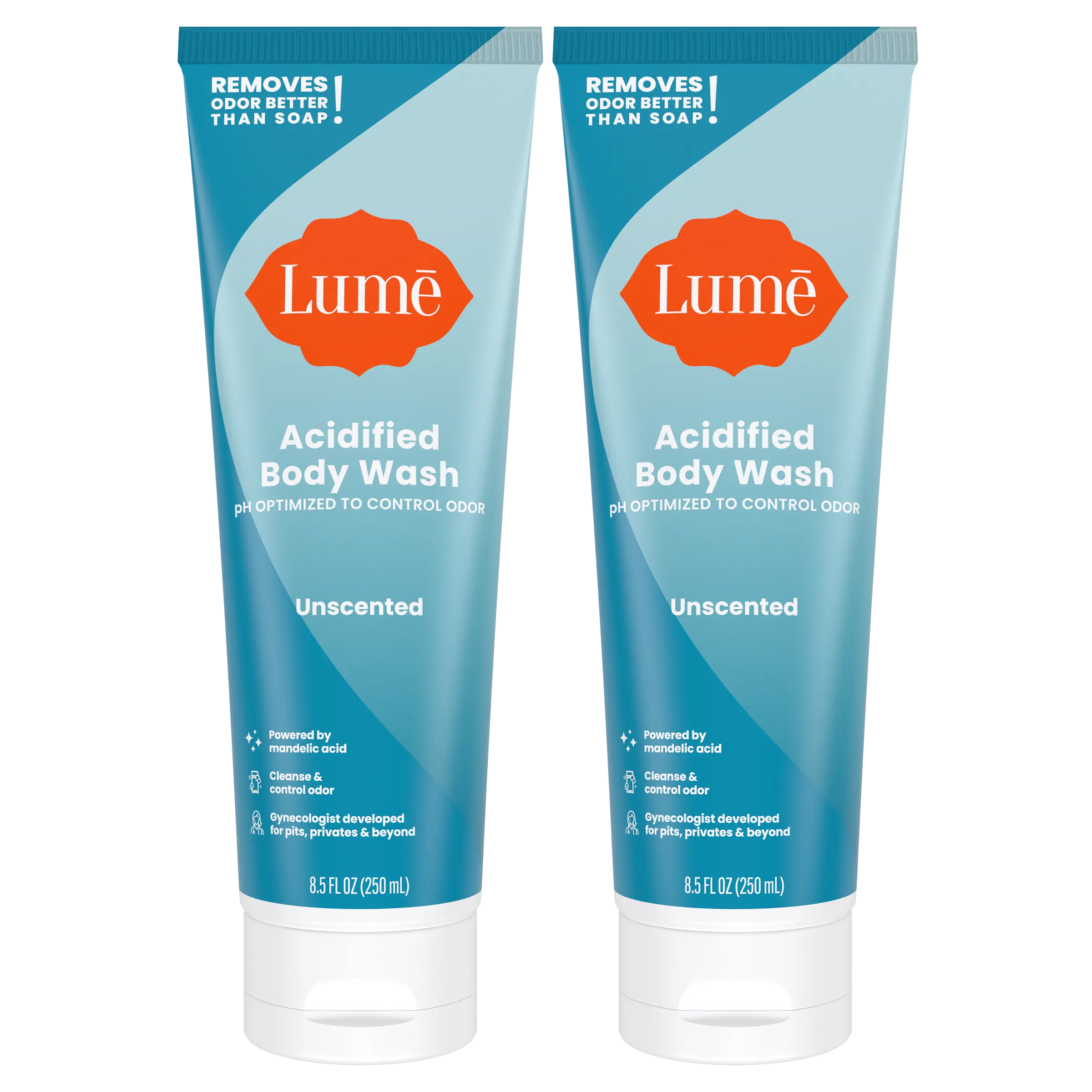 Unscented Body Wash 2-Pack