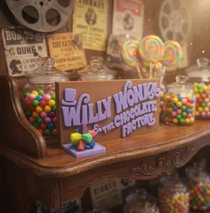 Everlasting Gobstopper Replica Willy Wonka and the Chocolate Factory Movie Stand