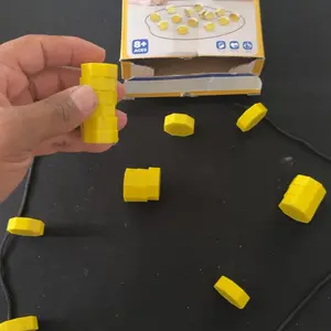 Multiplayer Magnetic Stone Board Strategy Game, Interactive Party Board Game for Family and Group Play, High-Quality Design Strategy Board Games, Longest Edge 3.4cm