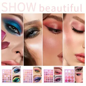 All-in-One Makeup Kit - Eye Shadow Palette 117-Color, Matte & Shimmer Finishes, 4 Layers, Color Tone: Mixed Color System