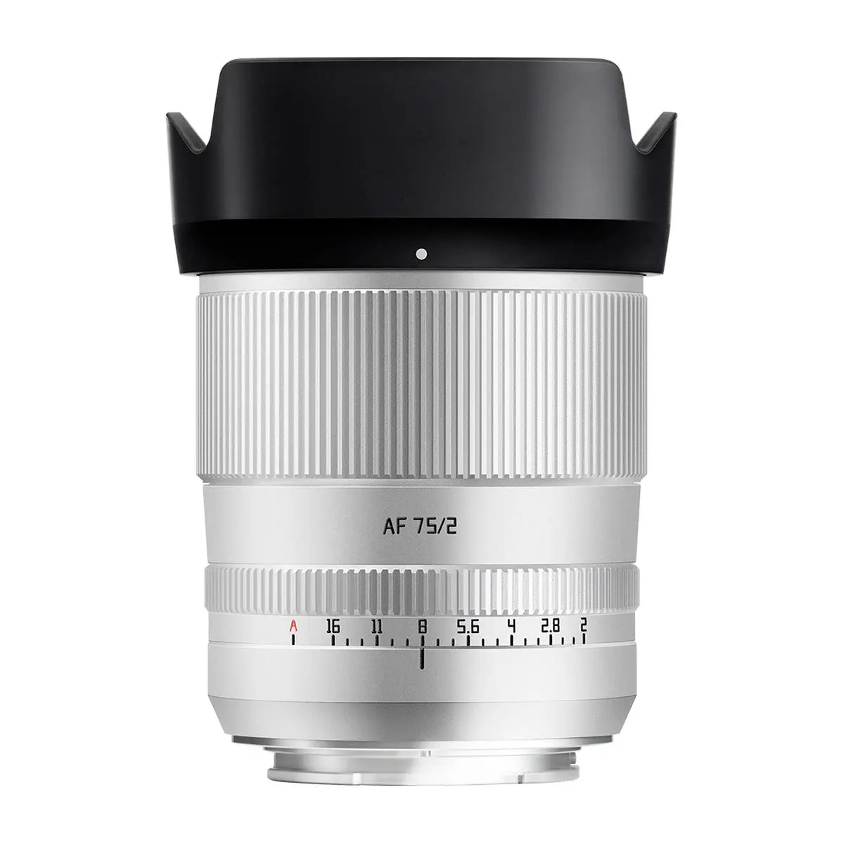 TTArtisan AF 75mm f/2 Lens, Silver