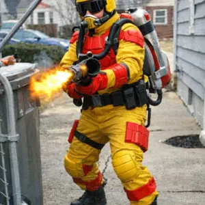 ARTFLAMM Powerful Propane Torch Gun, Multi-use Torch With Adjustable Flame, Blow Torch for Campfire, Fire Pit Starter, Fun Gift (Propane Tank Not Included)