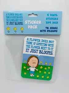 Sticker Pack A Flower Just Blooms