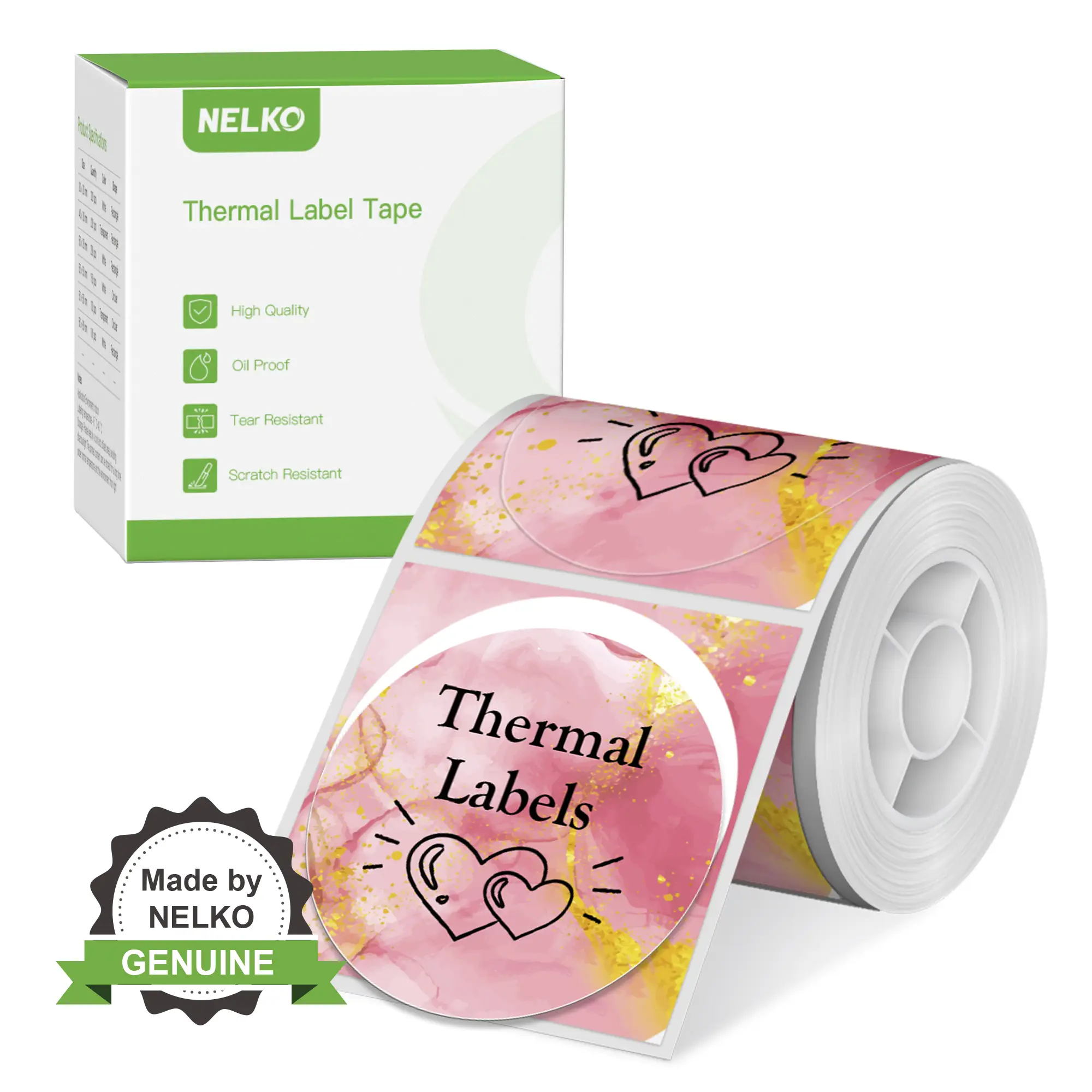 Thermal Labels for PM220 and PM220S Label Maker, 1.57'' x 1.18'' (40x30mm) Thermal Sticker Label, Waterproof, Multi-Purpose Label Tape, 1 Roll of 230