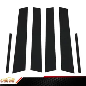 Window Pillar Posts Molding Cover Door Trims Fit For 2006-11 Honda Civic Sedan